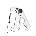 10in1 Stainless Steel EDC Card Multitool for Survival Camping & Climbing
