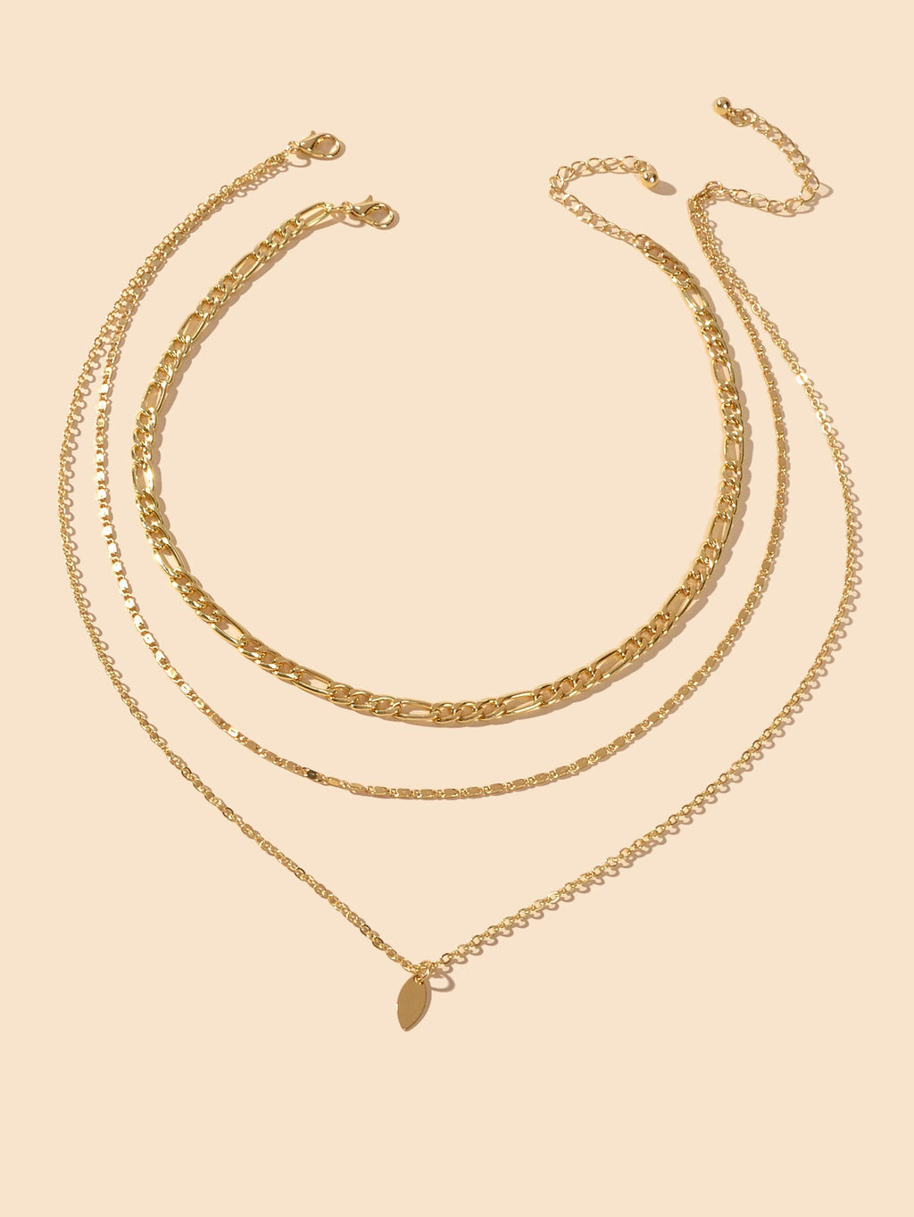 3pcs Boho Multi-Layer Choker Collar Drop Charm Bib Necklace Jewellery Party Gift