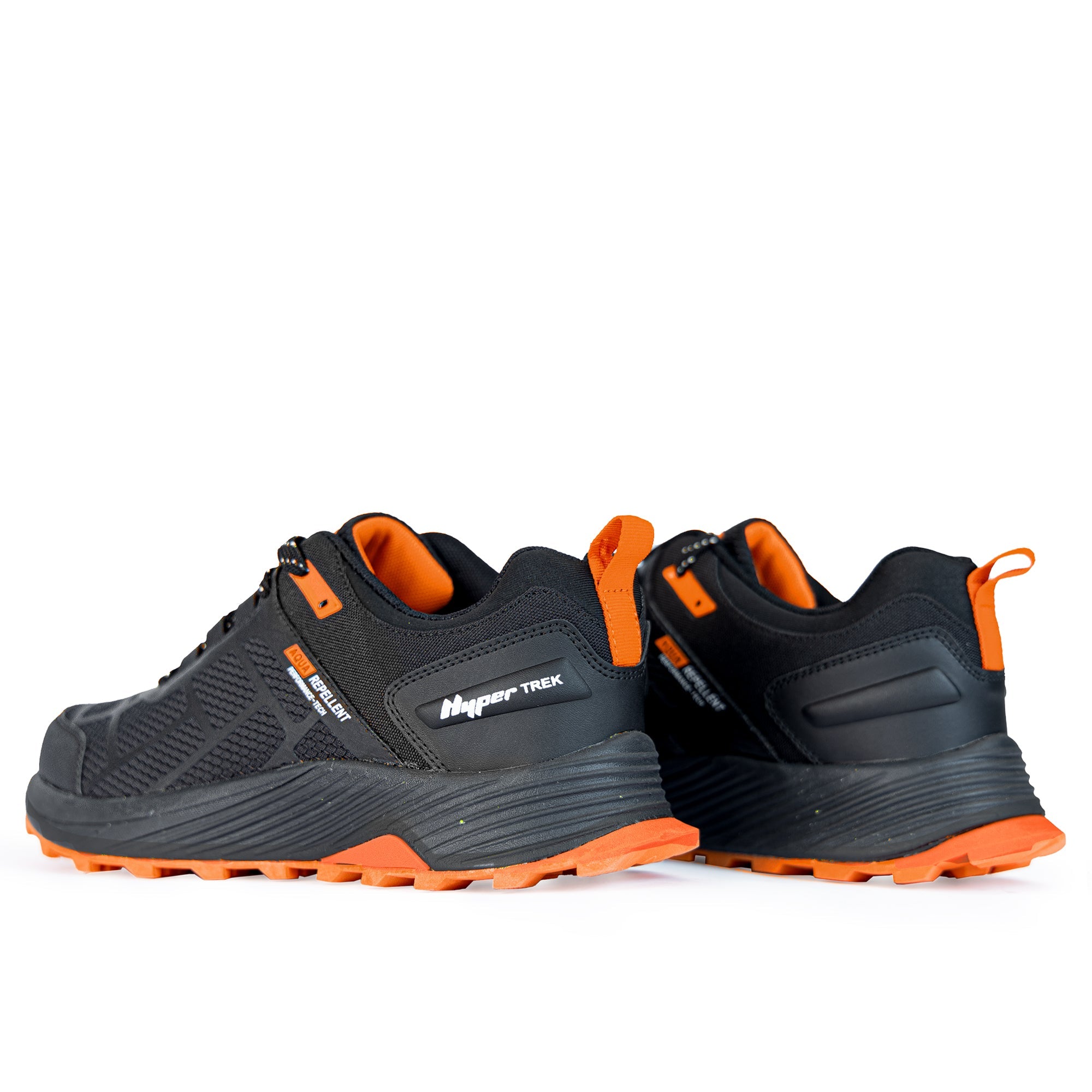Alpine Mens Trail Shoe - Black/Orange