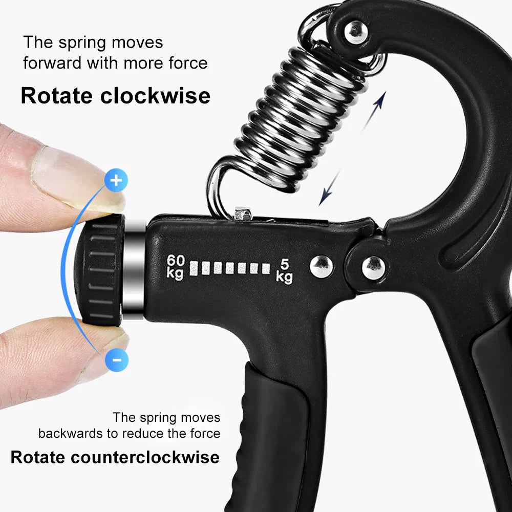 Adjustable Grip Strengthener 5-60KG Hand Exerciser