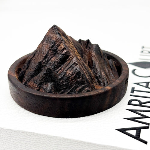 "Mt Donon" Black Walnut Wood Diffuser Piece | Waterless Diffusing | Natural Essential Oil