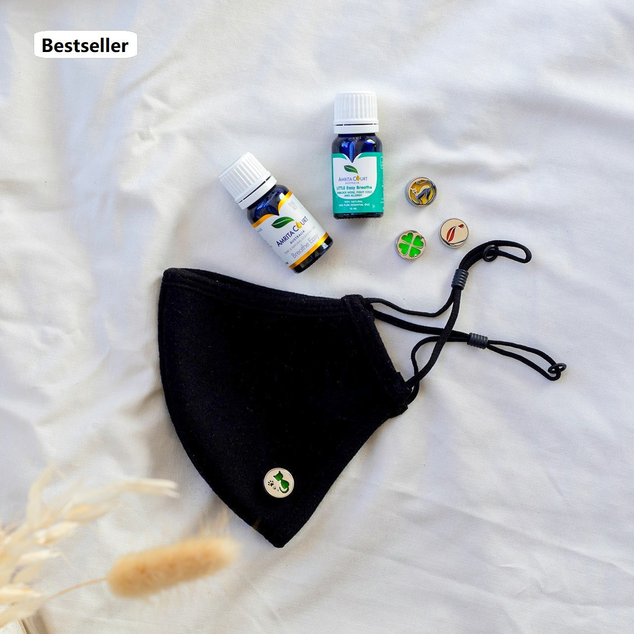 25% OFF | Family Guard Combo | 4 Improved Wearable Diffusers+Breathe Easy+Kid's Breathe | Must-have Family Protection